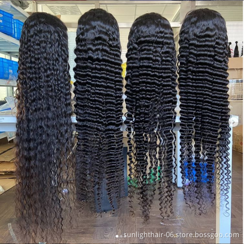 Mink brazilian  vendor jewish wig Indian temple hair processed virgin hair deep wave human hair lace wigs with top quality